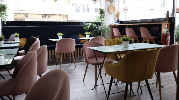 Interior space of the Sauvage Gourmet restaurant, very cozy and well decorated